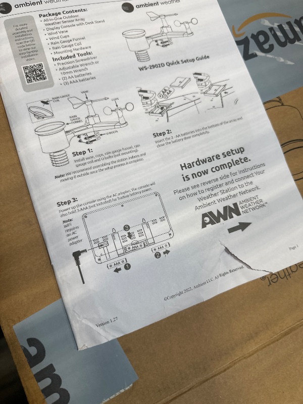 Photo 4 of Ambient Weather WS-2902 WiFi Smart Weather Station