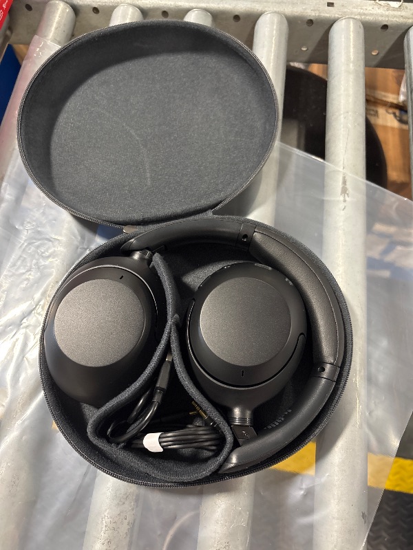 Photo 5 of ****FACTORY SEALED**** Sony WH-XB910N EXTRA BASS Noise Cancelling Headphones, Wireless Bluetooth Over the Ear Headset with Microphone and Alexa Voice Control, Black