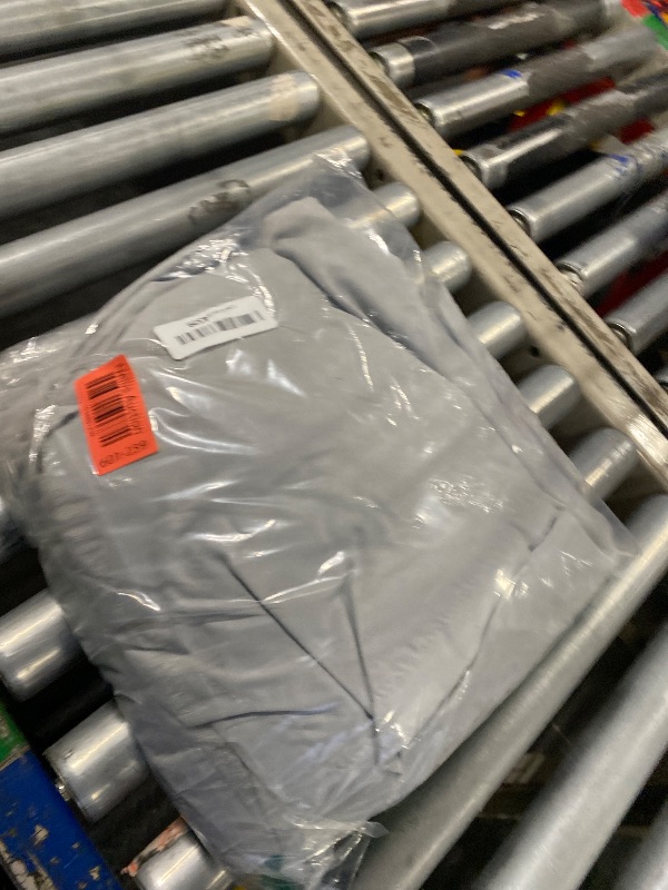 Photo 1 of ALAZURIA Queen Size Duvet Cover - 3 Piece Bedding Set (1 Duvet Cover & 2 Pillow Shams) Soft Double Brushed Comforter Cover w/Zipper Closure & Corner Ties - No Comforter (90" X 90", Light Grey)