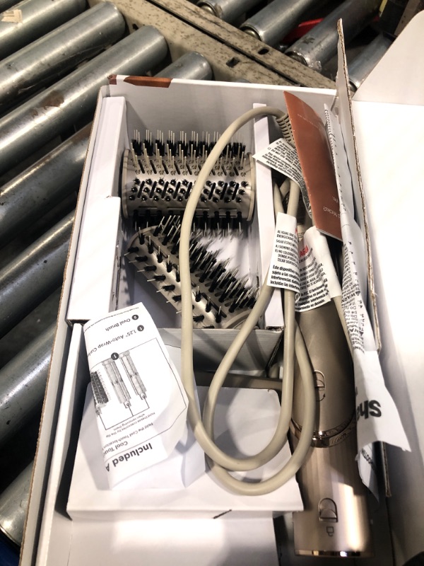 Photo 1 of Shark HD430REF (Refurbished) FlexStyle Air Styling & Drying System, Powerful Hair Dryer Brush & Multi-Styler with Auto-Wrap Curlers, Paddle Brush, Oval Brush, Concentrator Attachment, Stone (Renewed)