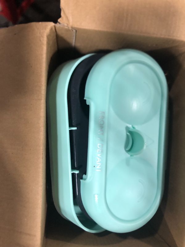 Photo 3 of **USED**
Hamilton Beach Sous Vide Style Electric Egg Bite Maker, Hard Boiled Egg Cooker & Poacher with Removable Nonstick Tray, Makes 2 in Under 10 Minutes, Teal (25511)