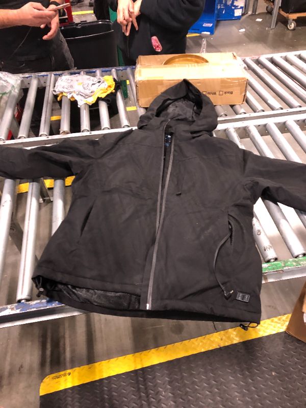 Photo 3 of **USED** BATTERY NOT INCLUDED
 Neveland Women’s Heated Jacket with Battery Pack - Soft Shell, Detachable Hood, Independent Front Back Control, Overheat Protection (Large)