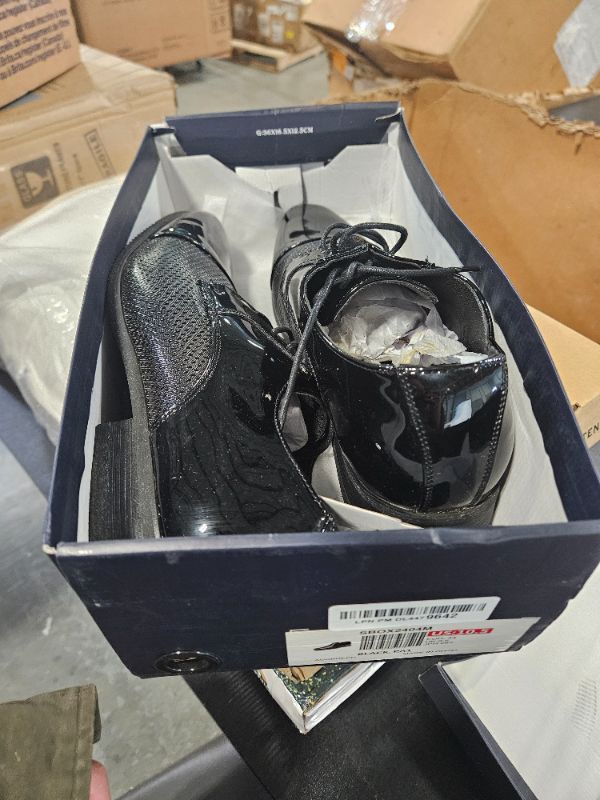 Photo 1 of **USED**
Bruno Marc Men's Patent Tuxedo Dress Shoes Classic Lace-up Formal Oxfords,Size 10.5,Black-PAT,SBOX2404M