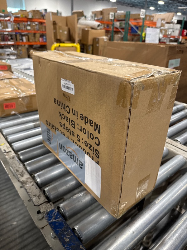 Photo 1 of Uross Dog Stairs for Car 4 Steps - Collapsible Dog Steps Ramp for Car and SUV, Aluminum Dog Ramp Step Stairs for Large Dogs,Telescoping Dog Pet Step Stairs Ladder for Truck, High Bed