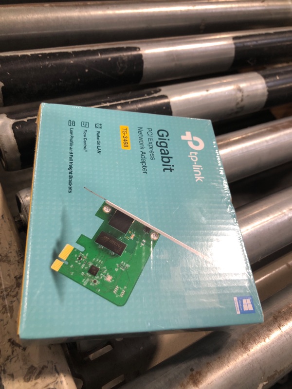 Photo 1 of TP-Link WiFi Range Extender 10/100/1000Mbps Gigabit PCI Express Network Ethernet Card Adapter. Model # TG-3468 Version 2.0