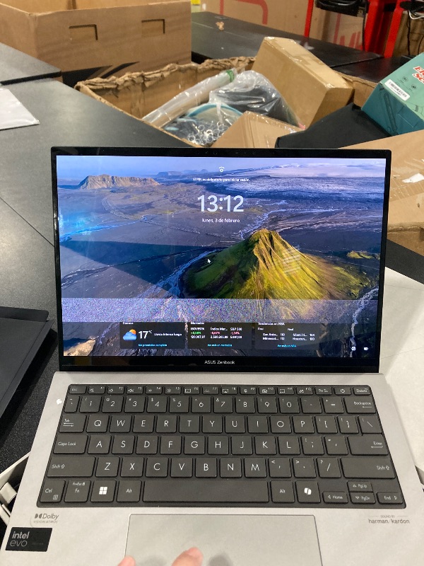 Photo 3 of **** Laptop is locked by pin and has a damaged screen*** ***Missing Charger*** ****Needs to be refurbished**** ASUS Zenbook S 13 OLED Laptop, 13.3” OLED 3K 60Hz Display