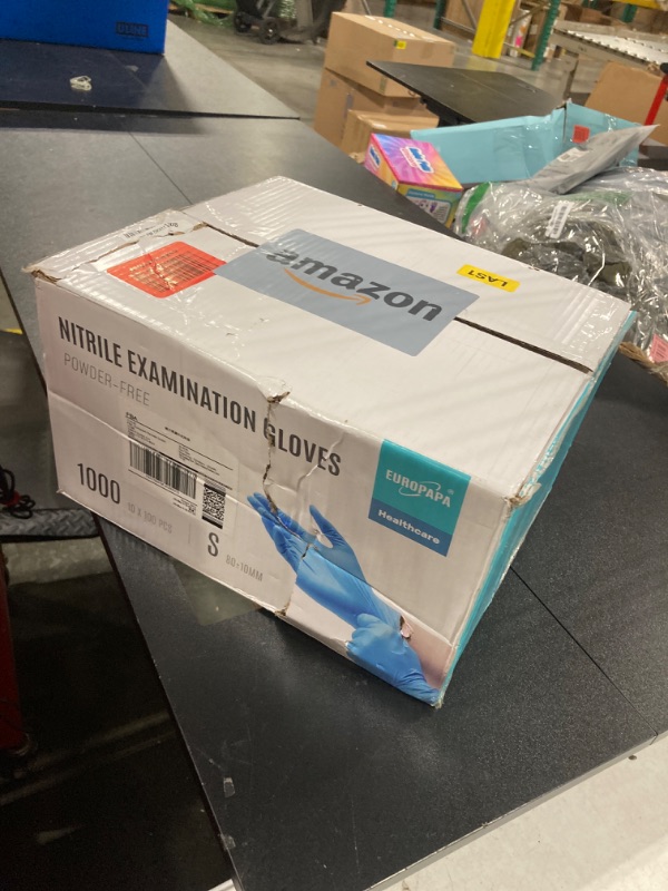 Photo 1 of 1000 Pack Nitrile Examination Gloves S