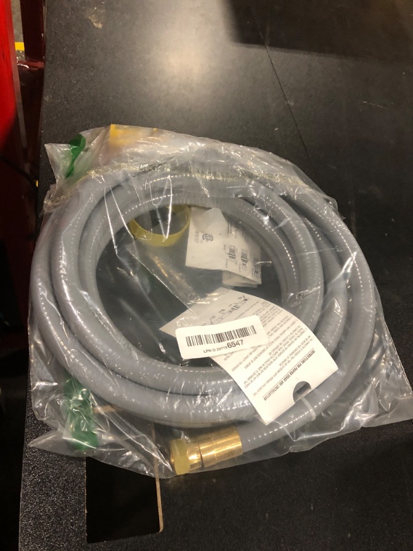 Photo 2 of 12 Feet 1/2-Inch Natural Gas Hose with Quick Connect Fitting for BBQ, Grill, Pizza Oven, Patio Heater and More NG Appliance, Propane to Natural Gas Conversion Kit - CSA Certified