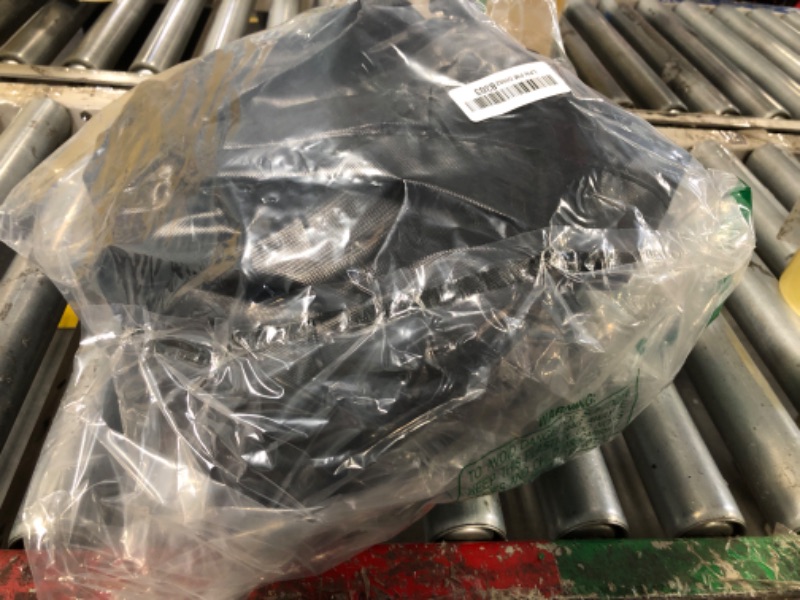 Photo 1 of NettyPro Fade Resistant Fire Pit Table Cover Rectangular Waterproof Heavy Duty Outdoor Patio Firepit Cover for Gas Propane Fire Pit Table Rectangle, 58 x 30 x 24 Inch, Black