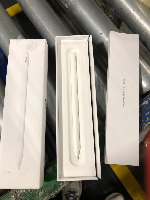 Photo 3 of Apple Pencil (2nd Generation): Pixel-Perfect Precision and Industry-Leading Low Latency, Perfect for Note-Taking, Drawing, and Signing documents. Attaches, Charges, and Pairs magnetically.