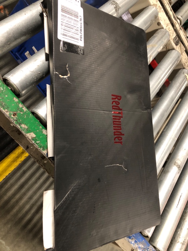 Photo 1 of RedThunder K10 Wired Gaming Keyboard and Mouse and Wrist Rest Combo, RGB Backlit, Mechanical Feel Anti-ghosting Keyboard + 7D 7200 DPI Mice+Soft Leather Wrist Rest 3 in 1 PC Gamer Accessories(White)