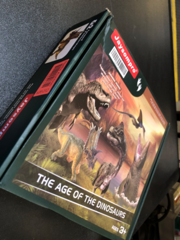 Photo 1 of Jaysompro Jumbo Dinosaur Toys Set Realistic Looking Big Dinosaur Figures for Dinosaur Lovers,Kids Perfect Dino Holiday Party Gifts 3 4 5 6 7 8 Year Old Boys and Girls Birthday Favors and More