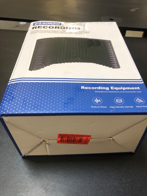 Photo 1 of Aokeo Professional Studio Recording Microphone Isolation Shield,Suitable for Blue Yeti and Any Condenser Microphone Recording Equipment?AO-403?
