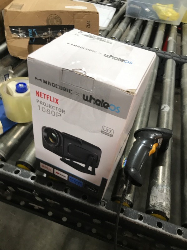 Photo 1 of [Netflix-Licensed]HY320 NTV Android 13 Smart Projector with Various Officially TV App,Voice Asssistant 5G Wifi 1080P Native/Optical Resolution 320ANSI Movie Portable Projector for Home Theater/Outdoor