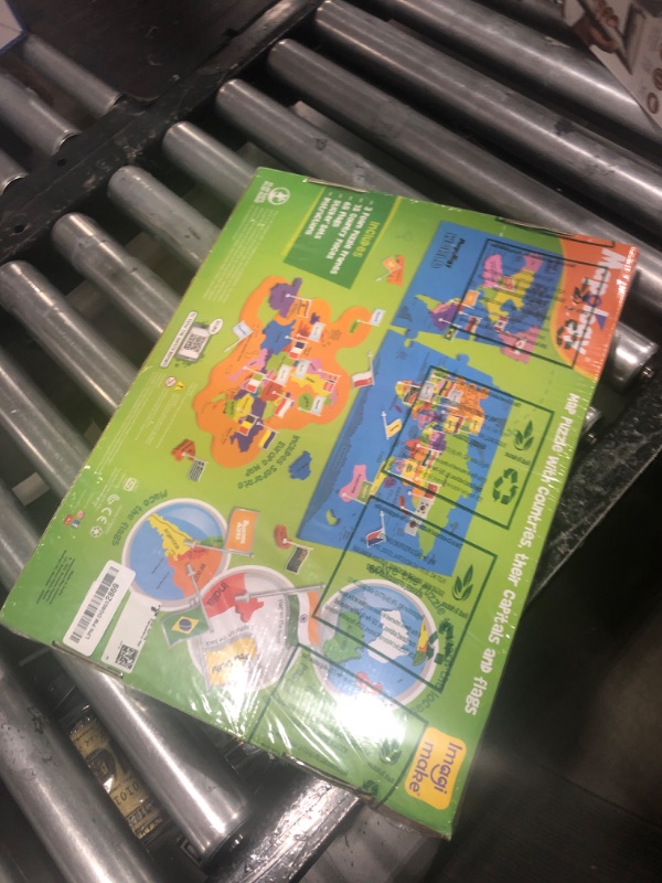 Photo 1 of Imagimake Mapology World Map Puzzle - Includes Country Flags & Capitals | Fun Jigsaw Puzzle Kids Ages 5-8 | Educational Toys for Ages 8-13 | Geography Gifts for Girls & Boys 5, 6, 7, 8, 9, 10, 11, 12