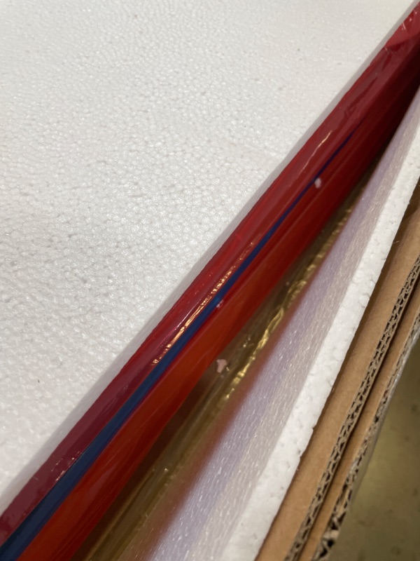 Photo 1 of coucheta 12.4 Inch Solid Wood Full Bed Frame with Natural Rattan Headboard, Platform Full Size Bed Frame with LED Lights, Mattress Foundation, Noise-Free, No Box Spring Needed, Easy Assembly