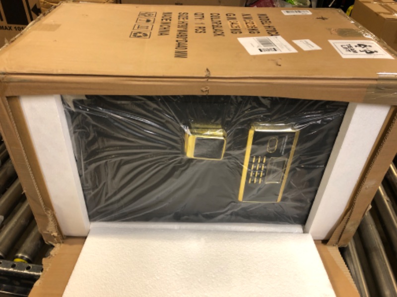 Photo 2 of 5.0 Cu ft Extra Large Safes for Home Use Fire and Water Proof, Anti-Theft Fire Proof Safe With Fireproof Document Bag, Separate Lock Box and Led Light (27.56"*16.93"*14.17")