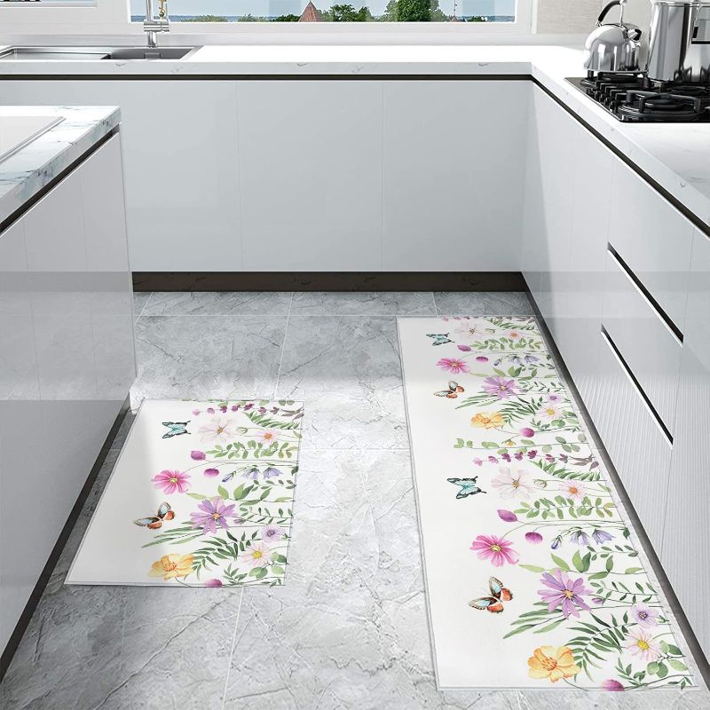 Photo 1 of BLACK AND YELLOW 
Kitchen Mats for Floor