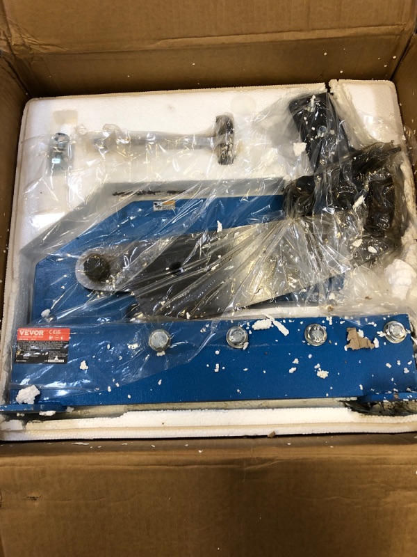 Photo 1 of VEVOR Hand Plate Shear 12",Manual Metal Cutter Cutting Thickness1/4 Inch Max,Metal Steel Frame Snip Machine Benchtop 1/2 Inch Rod,for Shear Carbon Steel Plates and Bars