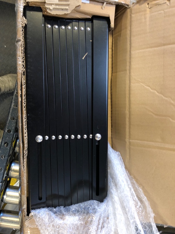 Photo 1 of VEVOR Single Folding Security Gate, 87" H x 94" W Folding Door Gate, Steel Accordion Security Gate, Flexible Expanding Security Gate, 360° Rolling Barricade Gate, Scissor Gate/Door with Padlock