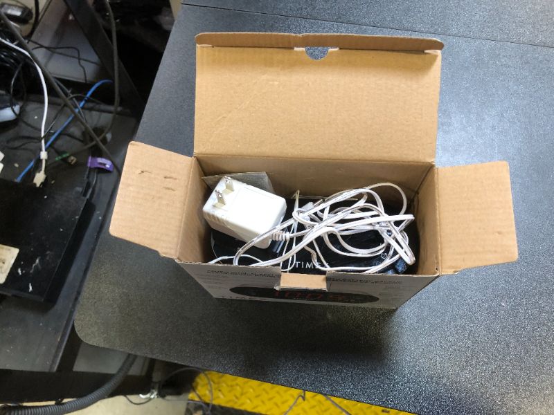 Photo 1 of Timex Alarm Clock with AM/FM Radio and 20 Station Presets, Digital Clock Radio with Dual Alarms, Programmable Timer, Snooze, Aux Speaker, and Adjustable Volume Switch (T2312W)