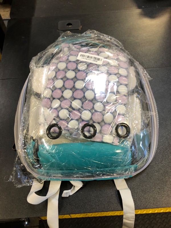 Photo 1 of Lollimeow Cat Carrier Backpack, Bubble Expandable Backpack Carrier, Pets and Small Dogs,Airline-Approved, Designed for Travel, Hiking, Walking & Outdoor Use (Front Expandable-Green)