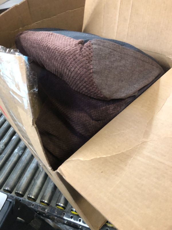 Photo 1 of Dog Stairs Ramp for High Bed, 20.8”H 4 Step Extra Wide High Density Memory Foam Pet Steps for Large Dogs with Durable Non-Slip Waterproof Fabric Cover, Dog Slope Stairs Steps, Brown