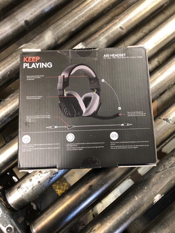 Photo 1 of ASTRO Gaming A10 Gen 2 Wired Gaming Headset (PlayStation, Black)