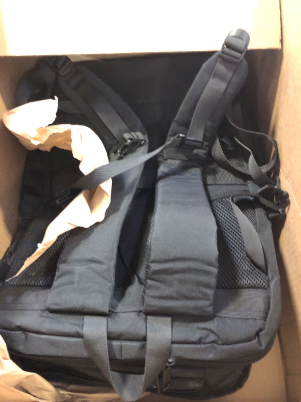 Photo 1 of Travel Backpack, Extra Large Backpack, Carry On Backpack, 50L Expandable Airline Approved Water Resistant Business Luggage Suitcase Daypack Bag Fits 17 Inch Laptops, Travel Gifts for Men Women, Black