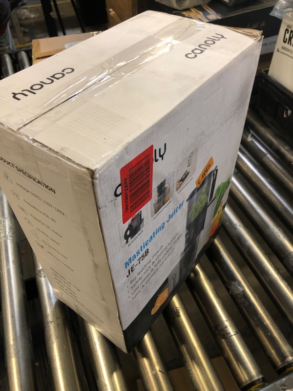 Photo 1 of Cold Press Juicer, 5.4" Wide Feed Chute Juice Extractor Machine with 400W, High Juice Yield, Slow Masticating Juicer for Whole Vegetables & Fruits