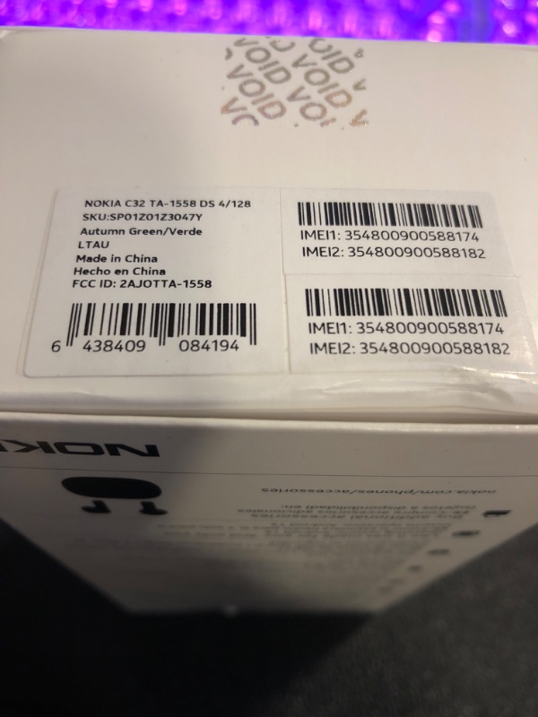 Photo 1 of Nokia C32 | Android 13 | 3-Day Battery | Dual SIM | 50MP Dual Camera | 4/128GB | 6.5-Inch Screen | Unlocked GSM Smartphone | Not Compatible with Verizon or AT&T | Autumn Green