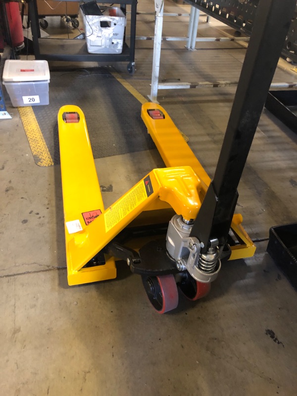 Photo 3 of Pallet Jack, 6,000 LB Capacity,27" x 48" Pallet Truck  **Hydraulic pump is not function**