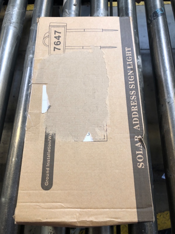 Photo 1 of GEYUEYA Solar House Number for Outside, Address Numbers for House,IP65 Waterproof House Number Sign With Dual 3200k Warm White & 6500k Cold White Led, Address Sign Wall Mounted/In Ground for Yard