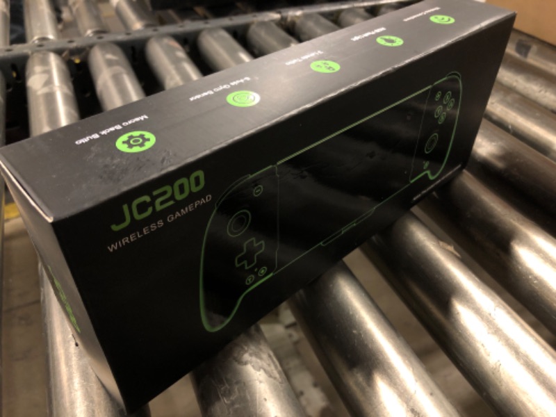 Photo 1 of Spican Switch Controllers for Nintendo Switch/OLED Controller, Switch Wireless Pro Controller One-Piece Joypad, Full-Size Ergonomic Handheld Mode Controller with Battery/RGB/Turbo/Programming(Black)