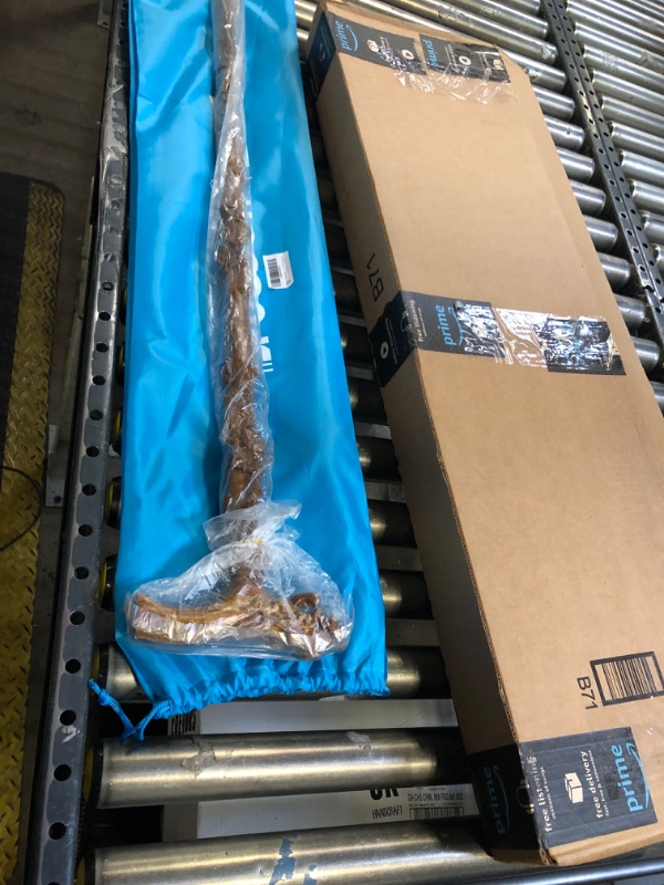 Photo 1 of ispuoocti Wooden Walking Cane, Hand-Carved Wood Walking Cane for Men and Women, with Massage Function Support up to 500lbs, High-end Canes for Seniors Suitable for Gift Giving (Flowers)