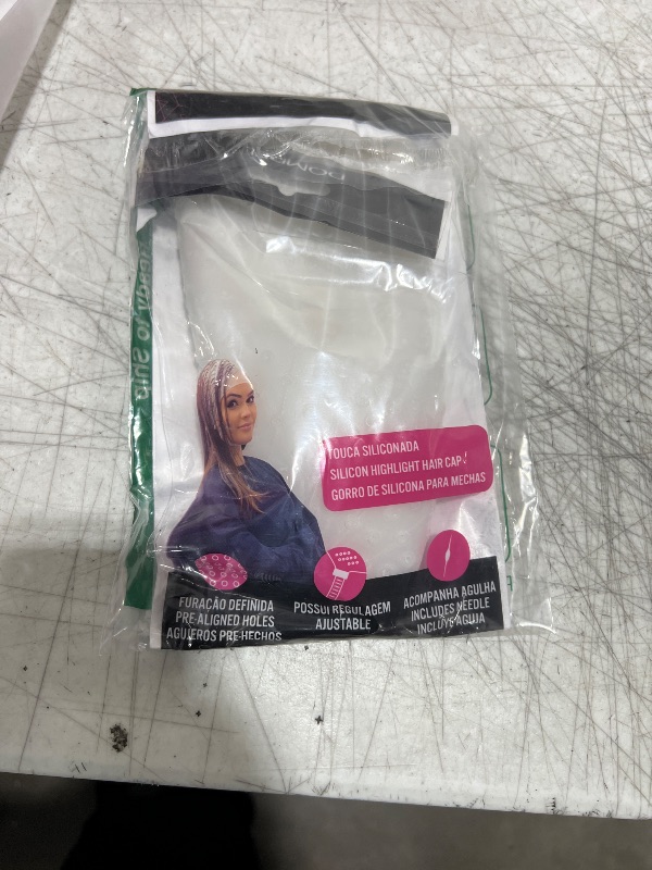 Photo 1 of Dompel Silicone Highlight Hair Cap | Reusable Professional Silicone Cap with Needle | Special for Hair Dyeing | Model 233 CA