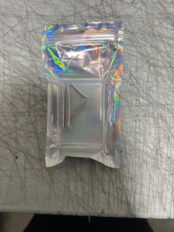 Photo 1 of MIN CI 100 Pcs Strong Round Small Rare Earth Magnets, Mini Refrigerator Neodymium Magnets Disc for Whiteboard Locker Fridge Crafts Dry Erase Board Cabinets