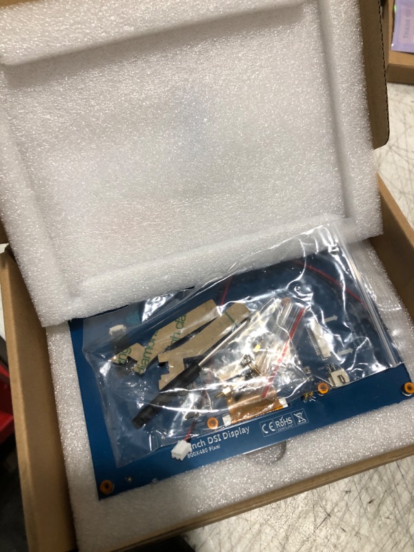 Photo 1 of FREENOVE 7 Inch Touchscreen Monitor for Raspberry Pi 5 4 B 3 B+ A+, 800x480 Pixel TN Display, 5-Point Touch Capacitive Screen, Driver-Free MIPI DSI Port