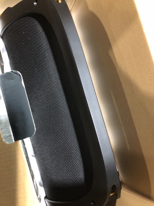 Photo 1 of Monster Adventurer Max Portable Bluetooth Speaker, IPX7 Waterproof Wireless Speaker with Double Subwoofer Rich Bass, 100W Stereo Loud Sound Speaker with 24H Playtime for Outdoor Pool Beach, Gold