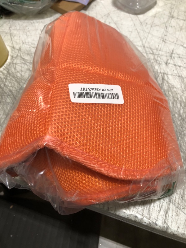 Photo 2 of SUNFURA Soft Dog Cone, Dog Cones for Large Dogs, Cone for Extra Large Dogs to Stop Licking After Surgery, Adjustable Dog Cone Alternative Dog Recovery Collar for Wound Healing, Orange XL