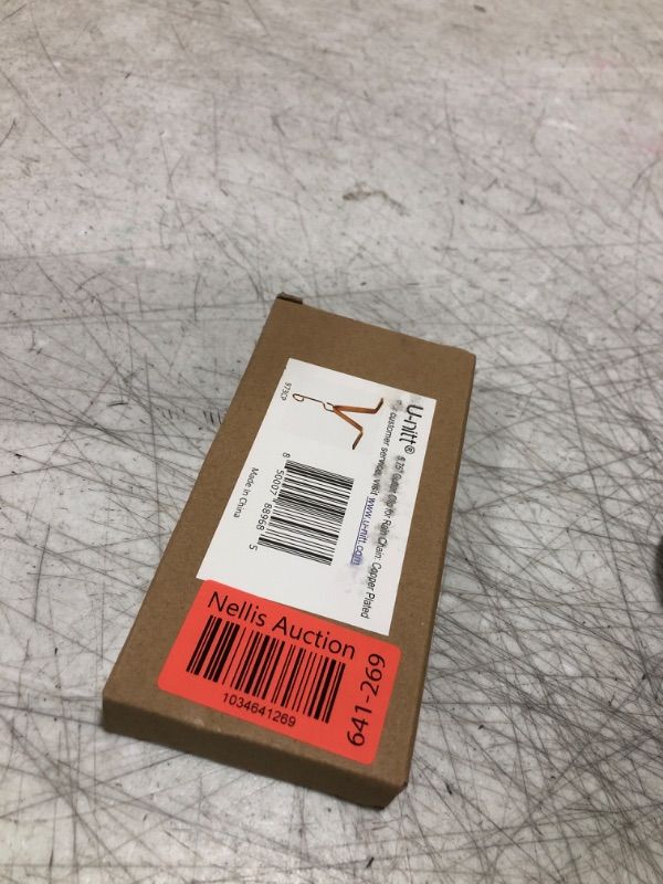 Photo 1 of U-nitt Gutter Clip for Rain Chain Installation | Rain Chain Gutter Adapter | Copper Plated, Heavy Metal, Standard, 973CP, 6 X 5 inches