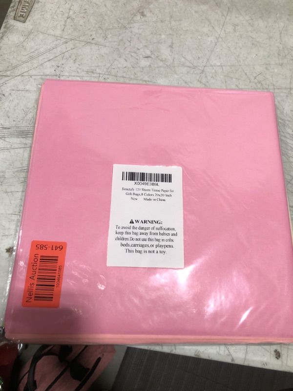 Photo 2 of 120 Sheets Tissue Paper for Gift Bags, 8 Colors 20 x 20 Inch 