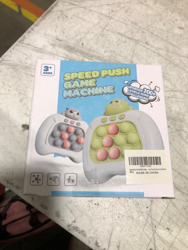 Photo 1 of Fast Push Bubble Game for Kids & Adults, Version 2, Pop Light Up Quick Push Fidget Toy Handheld Game. Great for 8-12 Year Old Boys & Girls, Travel Toys for Children