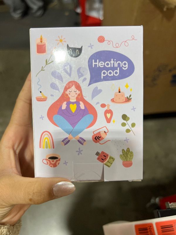 Photo 1 of Small Microwavable Heat Pack, Clay Heating Pad, Moist Heating Pad Microwave, Menstrual Pain Relief, Muscle Pain, Joint, Neck and Shoulder (Purple)