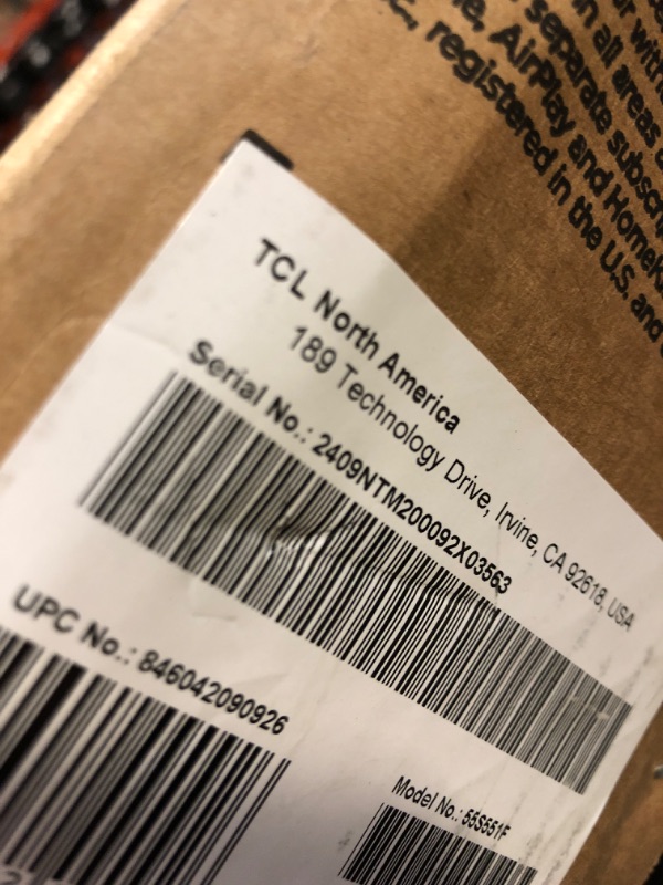 Photo 1 of TCL 55-Inch Class S5 UHD 4K LED Smart TV with Fire TV *FACTORY SEALED