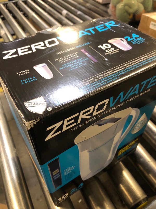 Photo 1 of ZeroWater 10 cups Blue Water Filtration Pitcher