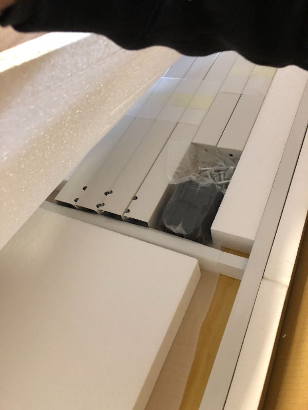 Photo 1 of Tribesigns Computer Desk, 63 inch Large Office Desk Computer Table Study Writing Desk Workstation for Home Office, Walnut