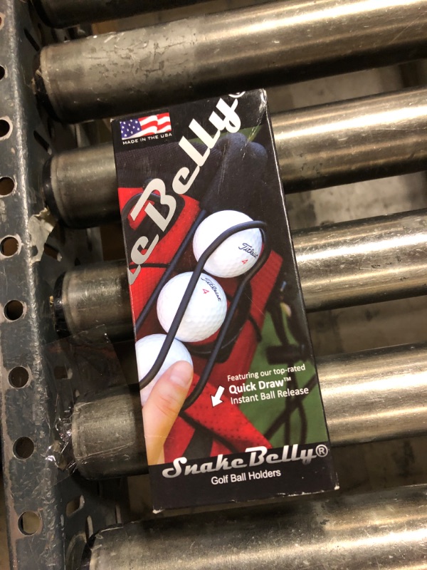 Photo 1 of Golf Ball Holder - Pro with Quick-Draw Release (Black)