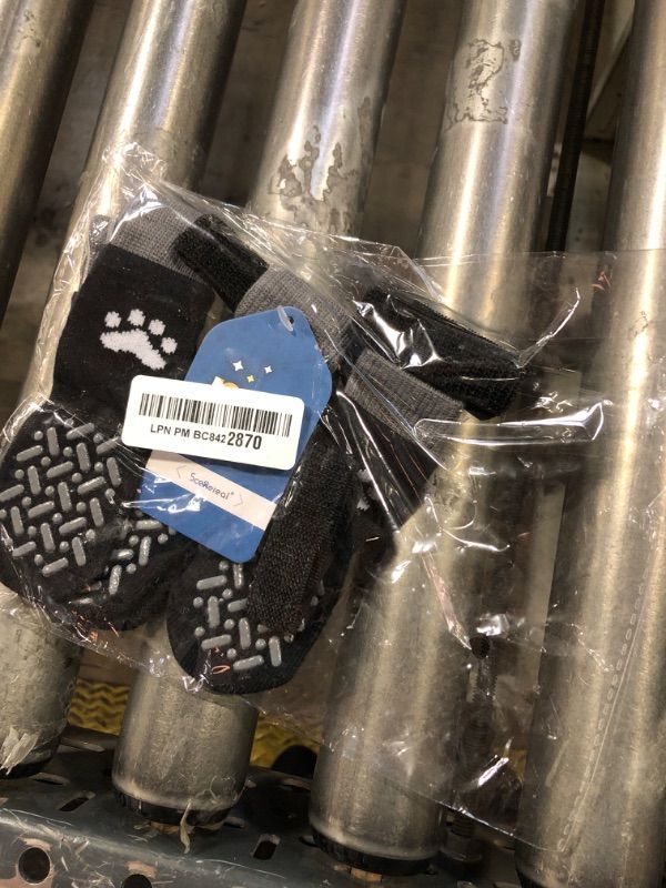Photo 1 of Nanaki Double Side Anti-Slip Dog Socks for Hardwood Floors-6 Pcs-Dog Socks to Prevent Licking Paws, Non Slip Dog Grip Socks for Hard Pavement, Pet Paw Protector Cover Small Medium &Senior Dogs
