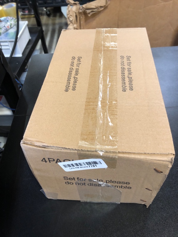 Photo 1 of Exterior Door Knobs Exterior Door Lock Set with Deadbolt, Single Cylinder Deadbolt Door Locks with Keys, Keyed Alike(4Pack)